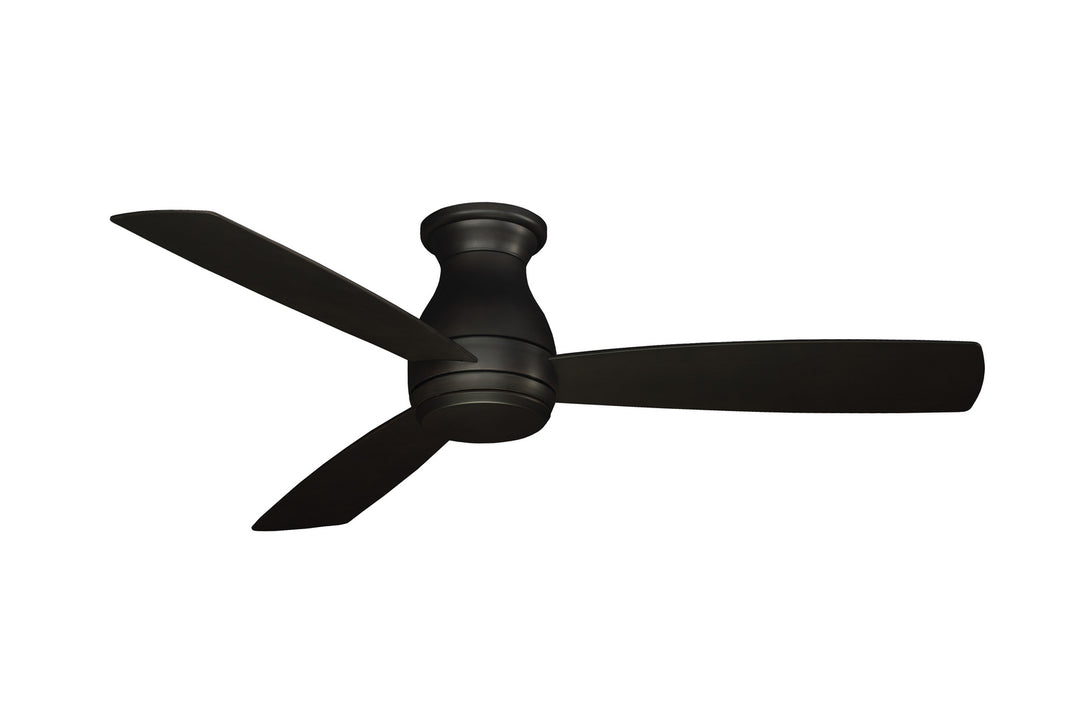Fanimation Hugh 52" AC Indoor/Outdoor Flushmount Ceiling Fan with 18W LED Light and Remote Control