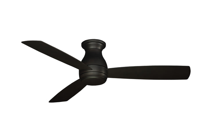 Fanimation Hugh 52" AC Indoor/Outdoor Flushmount Ceiling Fan with 18W LED Light and Remote Control