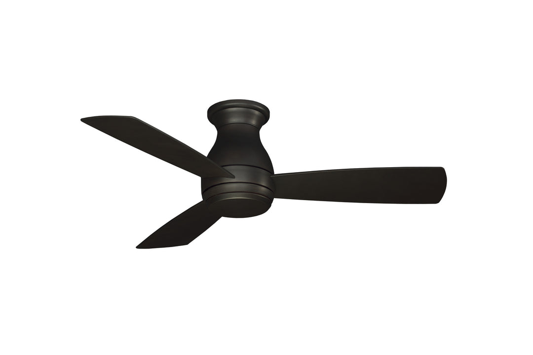 Fanimation Hugh 44" AC Indoor/Outdoor Flushmount Ceiling Fan with 18W LED Light and Remote Control