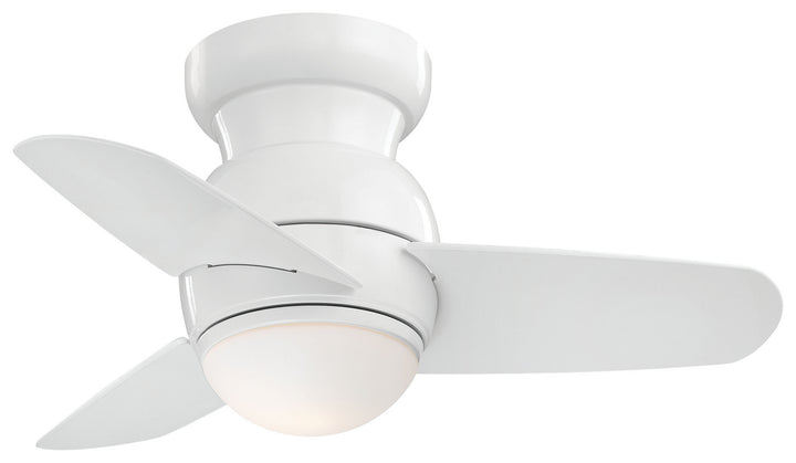 Minka Aire Spacesaver 26" Flushmount Ceiling Fan with 15W LED and Wall Control