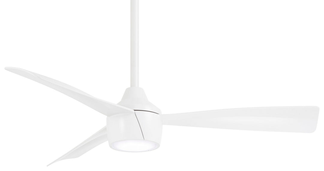 Minka Aire Skinnie DC Outdoor Ceiling Fan with 20W LED Dimmable Light and Remote Control