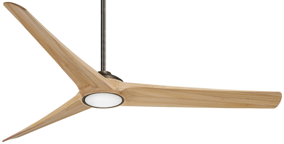 Minka Aire Timber DC Ceiling Fan with 26W LED Dimmable Light and Remote Control