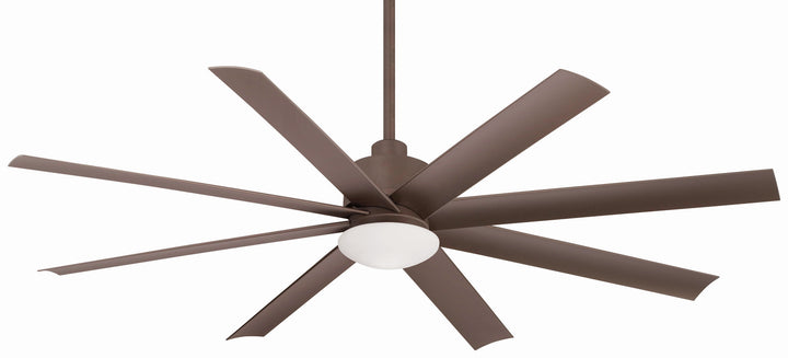 Minka Aire Slipstream 65" Outdoor DC Ceiling Fan with 18W Dimmable LED Light and Remote Control