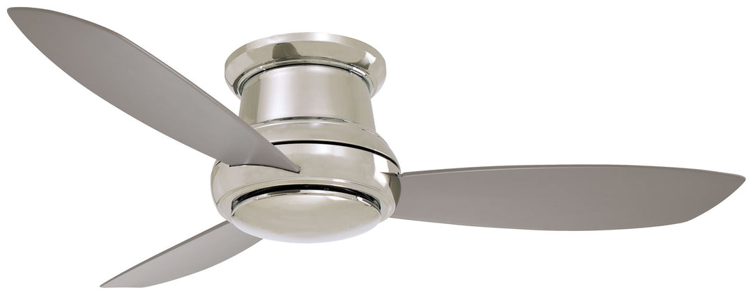 Minka Aire Concept II LED Flushmount Ceiling Fan with Dimmable 14W LED light and Handheld Remote Control