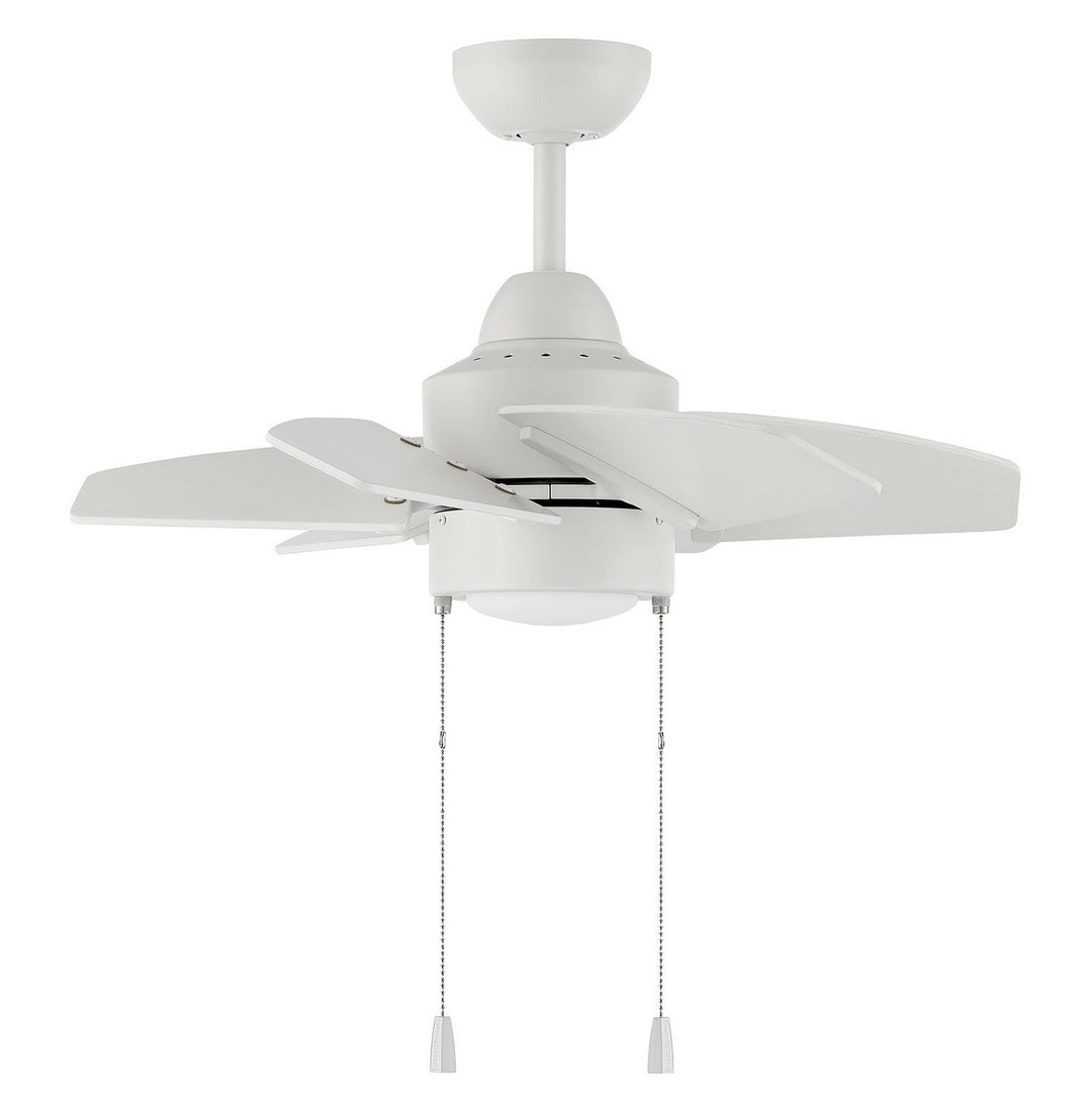 Craftmade Propel II 24" Indoor/Outdoor Pull Chain Ceiling Fan with 12W LED