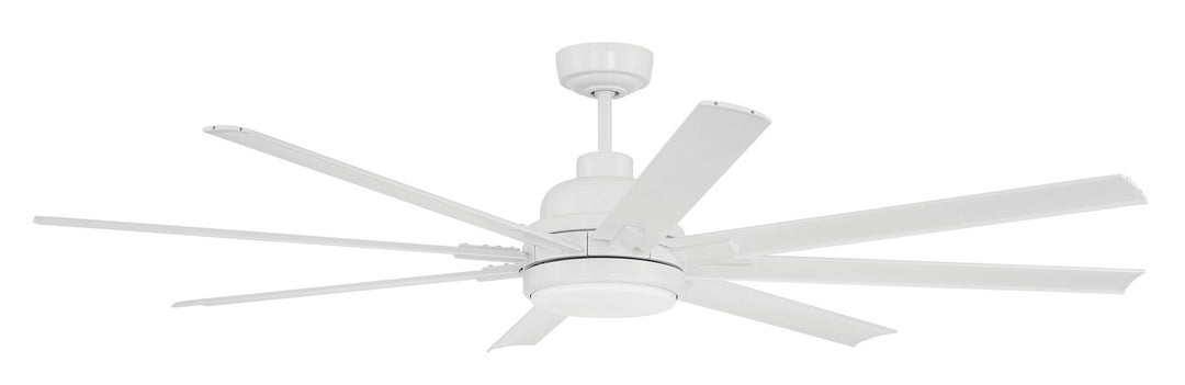 Craftmade Rush Smart Outdoor DC Ceiling Fan with 20W LED Light and Remote
