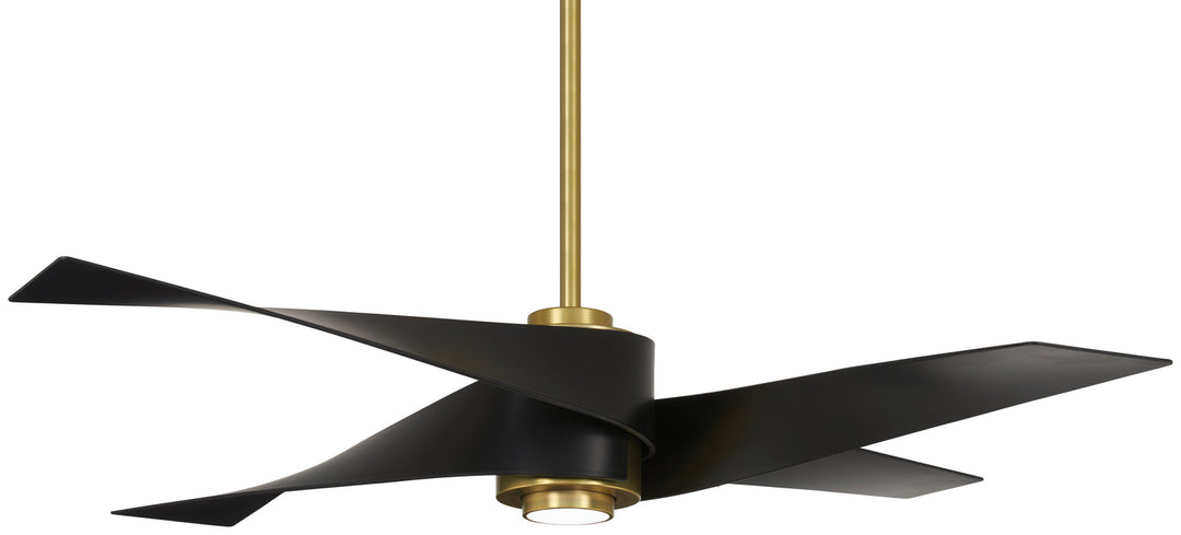 Minka Aire Artemis IV 64" DC Ceiling Fan with Dimmable 20W LED Light and 6 speed Remote Control