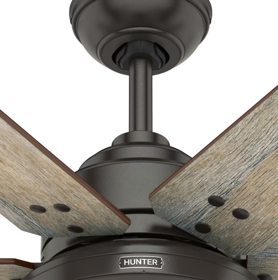 Hunter Fan Warrant 60" Indoor DC Ceiling Fan with LED and Wall Control
