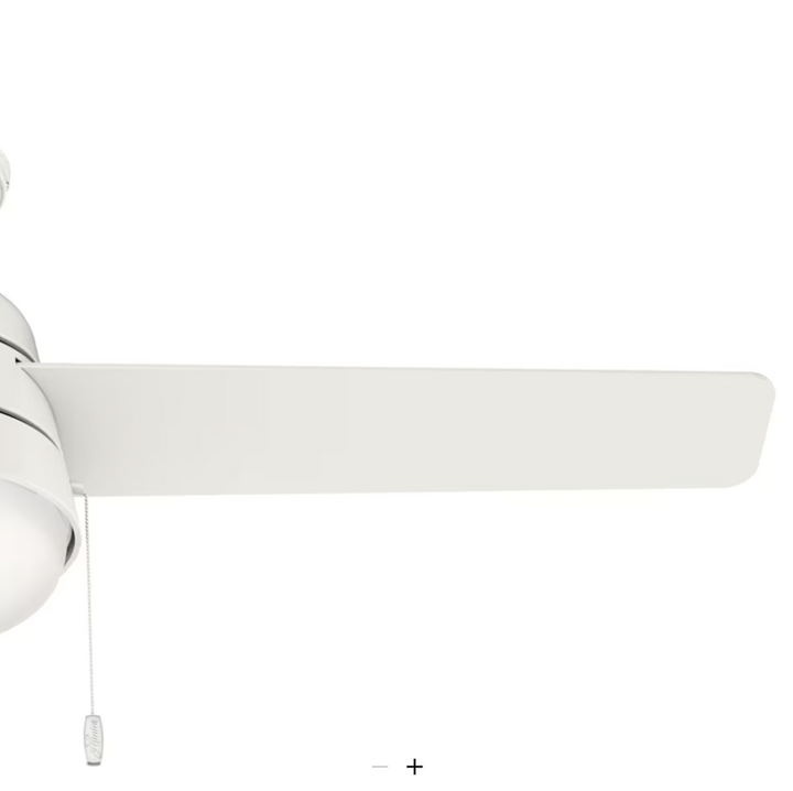 Hunter Fans Aker Pull Chain Ceiling Fan with 18W LED
