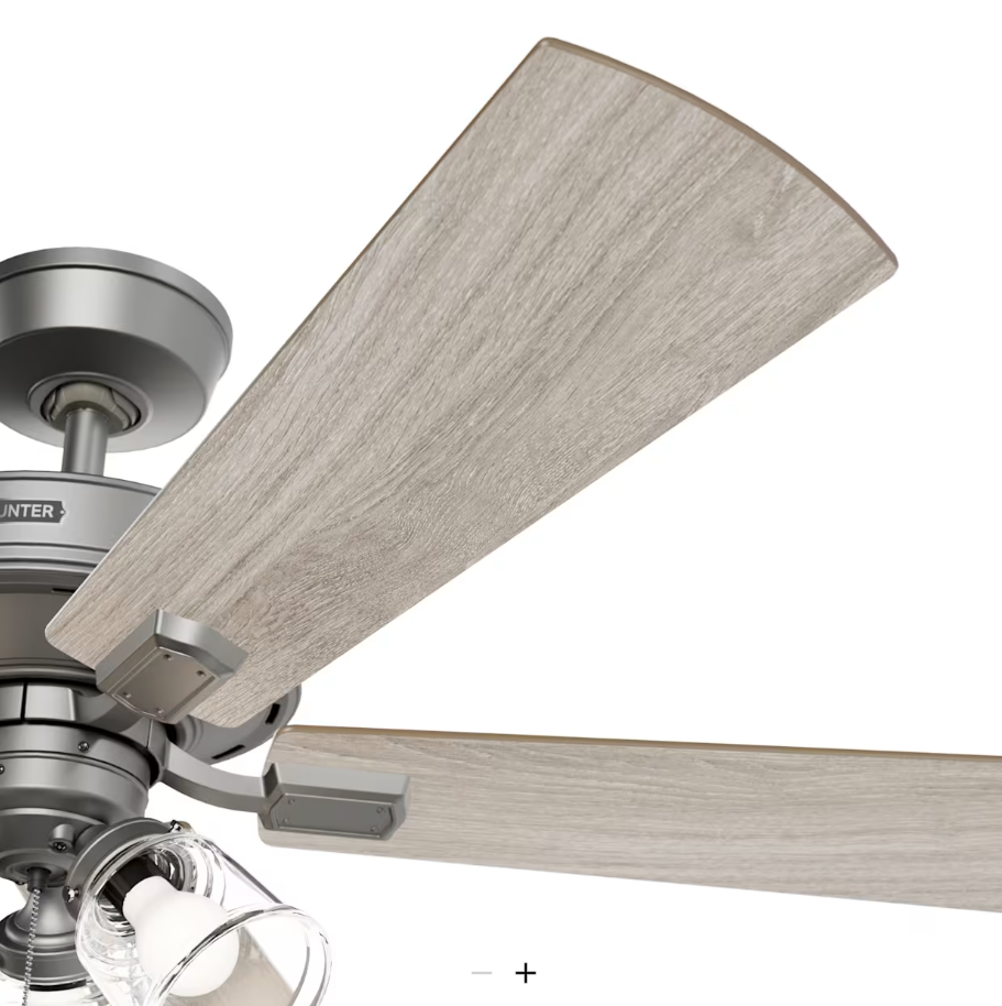 Hunter Fan Crestfield 52" Pull Chain Ceiling Fan with 21W LED