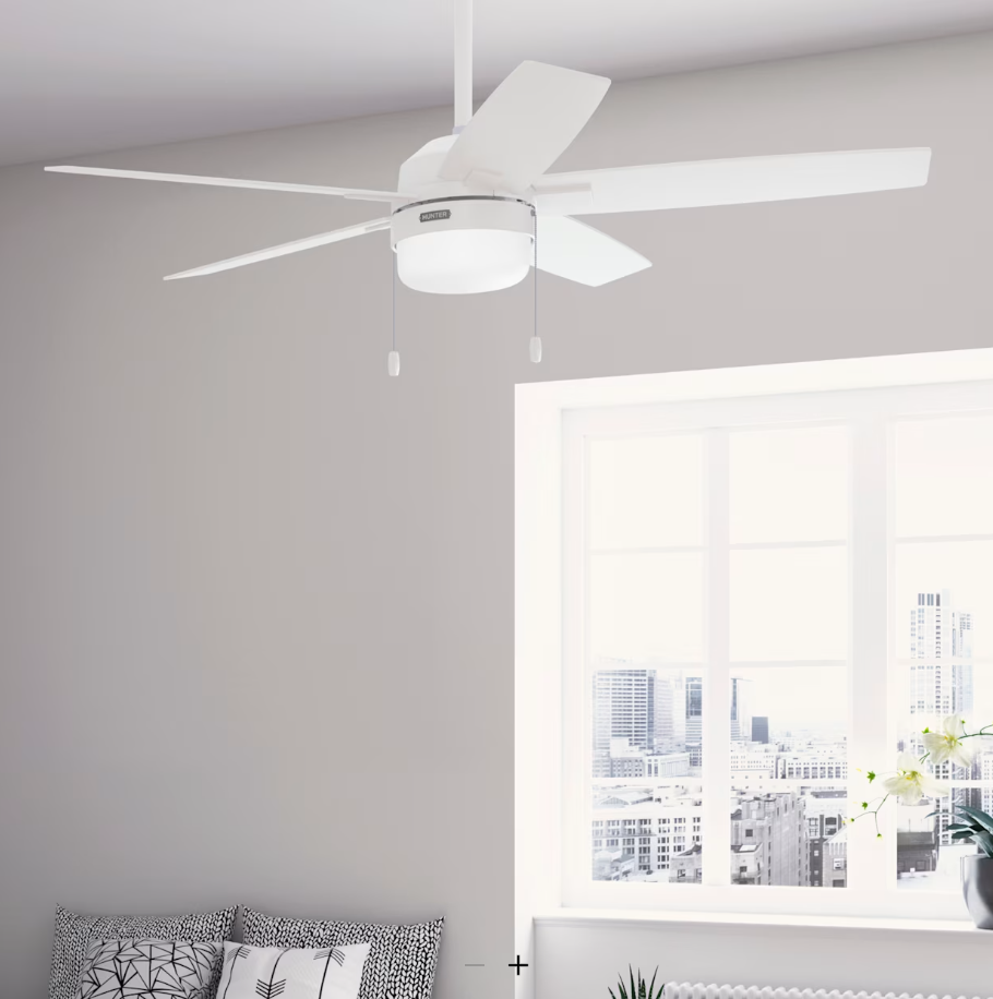Hunter Fan Anisten Pull Chain Ceiling Fan with 13W LED