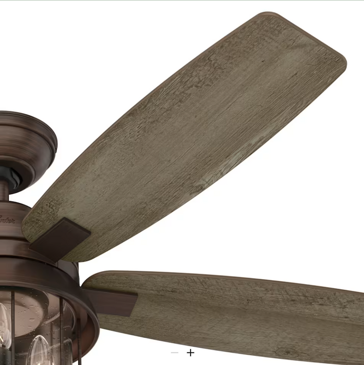 Hunter Fan Coral Bay 52" Indoor/Outdoor Ceiling Fan with 10W LED and Remote