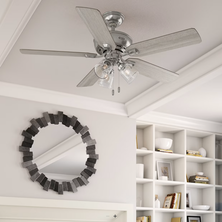 Hunter Fan Rosner 52" Indoor Pull Chain Ceiling Fan with 14W LED