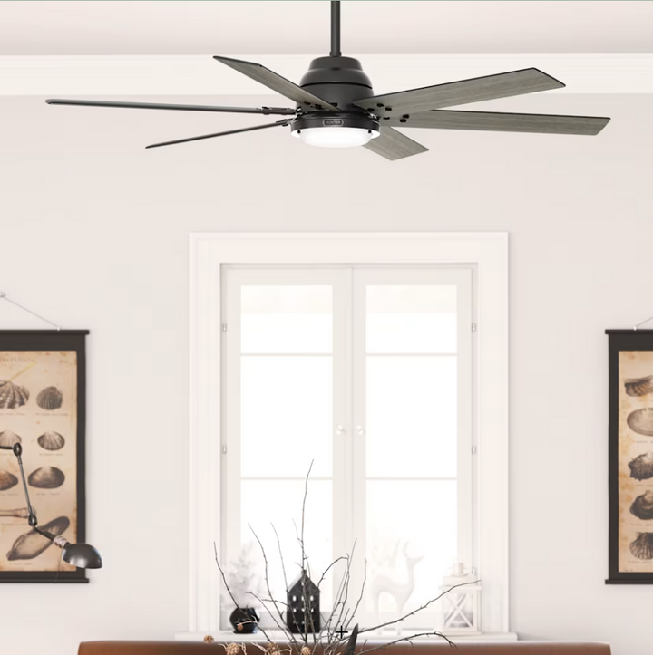 Hunter Fan Gravity Smart Ceiling Fan with 24W LED and Remote