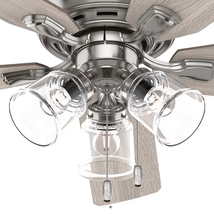 Hunter Fan Rosner 52" Indoor Pull Chain Ceiling Fan with 14W LED