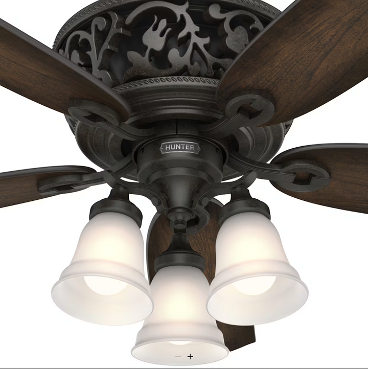 Hunter Fan Promenade 54" Indoor DC Ceiling Fan with 27W LED and Remote