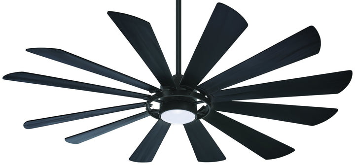 Minka Aire Windmolen 65" Smart Outdoor DC Ceiling Fan with 40W LED and Remote