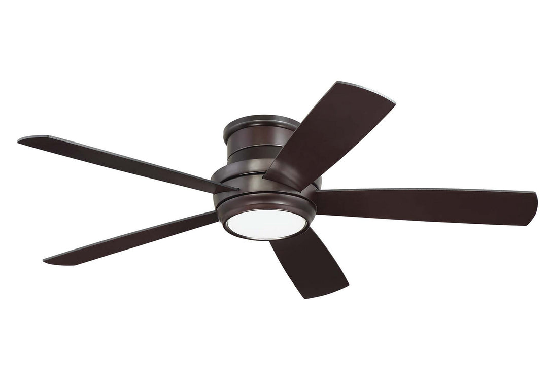 Craftmade Tempo Hugger Flushmount Ceiling Fan with 16W LED plus Wall and Remote Control