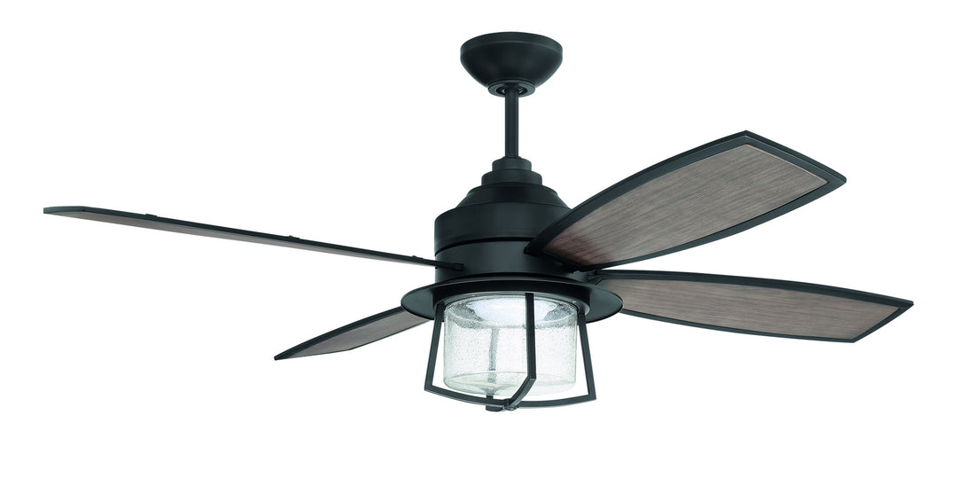 Craftmade Waterfront 52" Indoor/Outdoor AC Ceiling Fan with 22W Dimmable LED Light UCI Wall and Remote Control