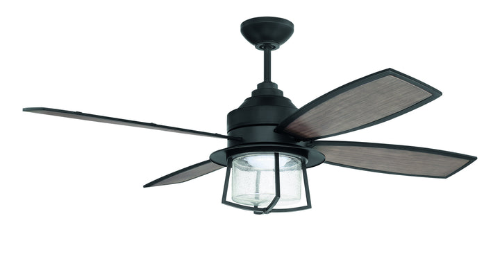 Craftmade Waterfront 52" Indoor/Outdoor AC Ceiling Fan with 22W Dimmable LED Light UCI Wall and Remote Control