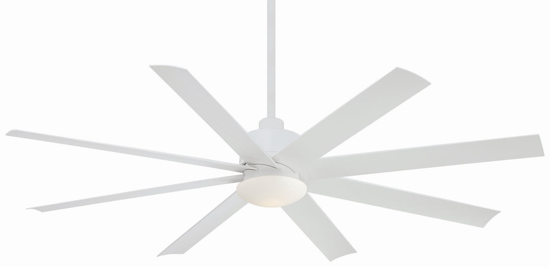 Minka Aire Slipstream 65" Outdoor DC Ceiling Fan with 18W Dimmable LED Light and Remote Control