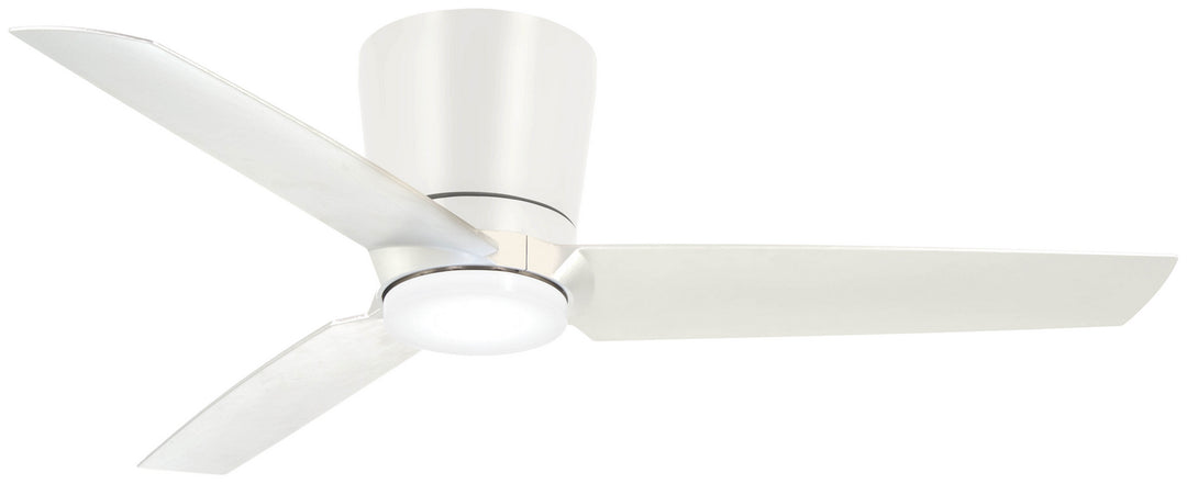 Minka Aire Pure 48" Flushmount Ceiling Fan with 16W LED Light and Wall Control