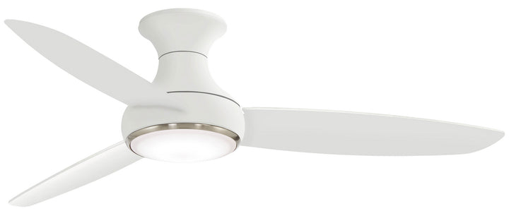 Minka Aire Concept III 54" Outdoor Smart DC Flushmount Ceiling Fan with Remote and 30W LED Light