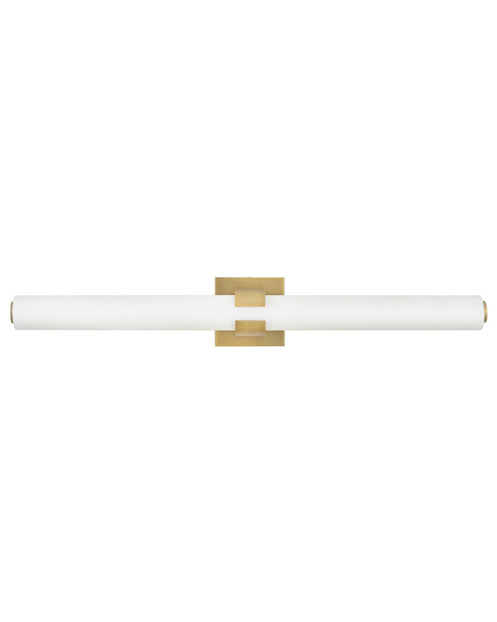 Aiden LED Vanity in Lacquered Brass