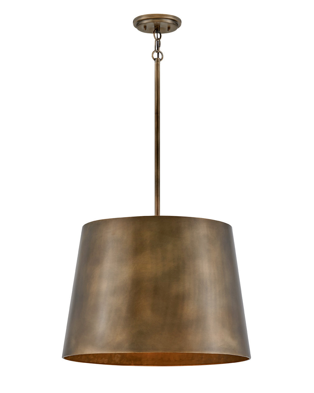 Alder LED Pendant in Burnished Bronze