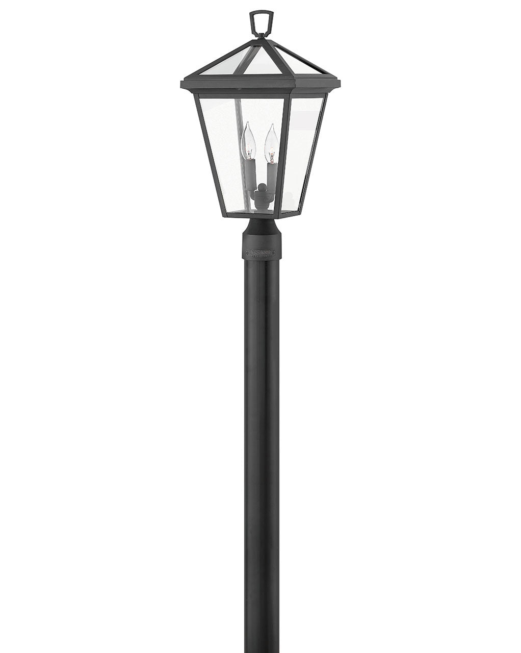 Alford Place LED Post Top or Pier Mount Lantern in Museum Black