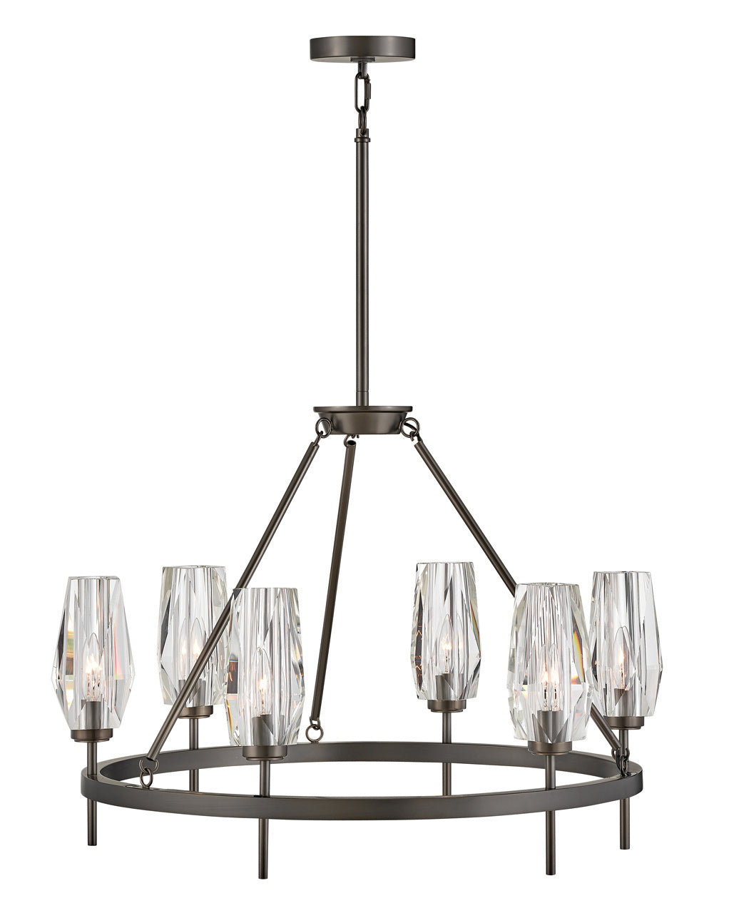 Ana LED Chandelier in Black Oxide