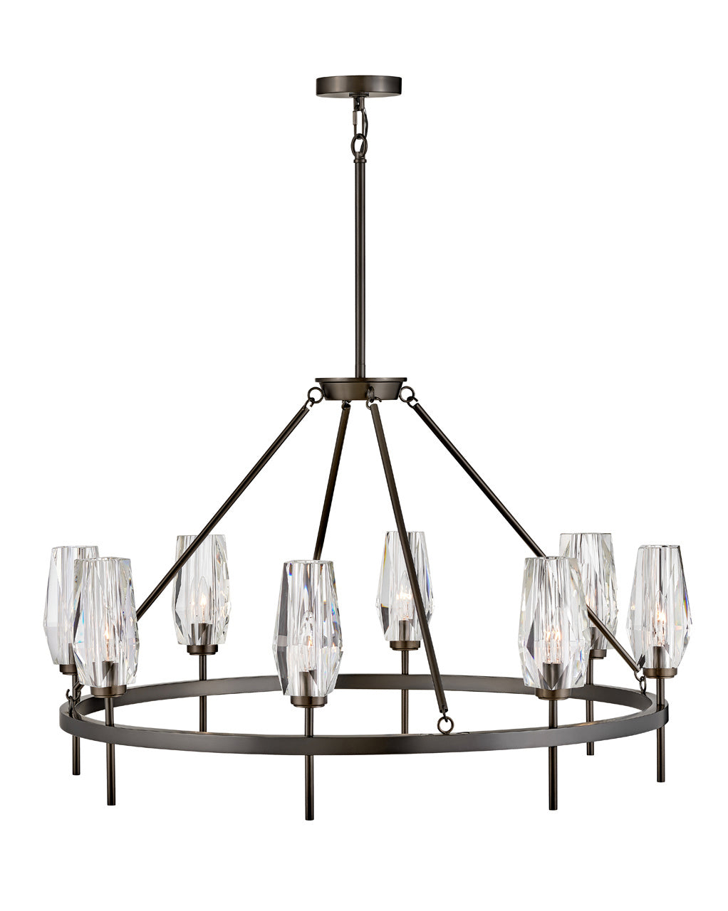 Ana LED Chandelier in Black Oxide