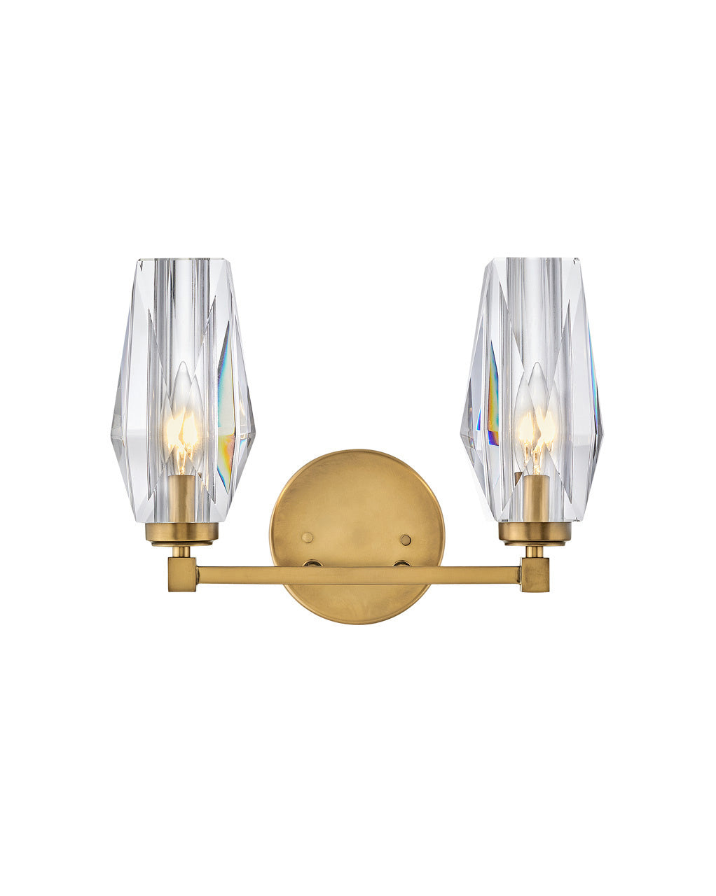 Ana LED Vanity in Heritage Brass