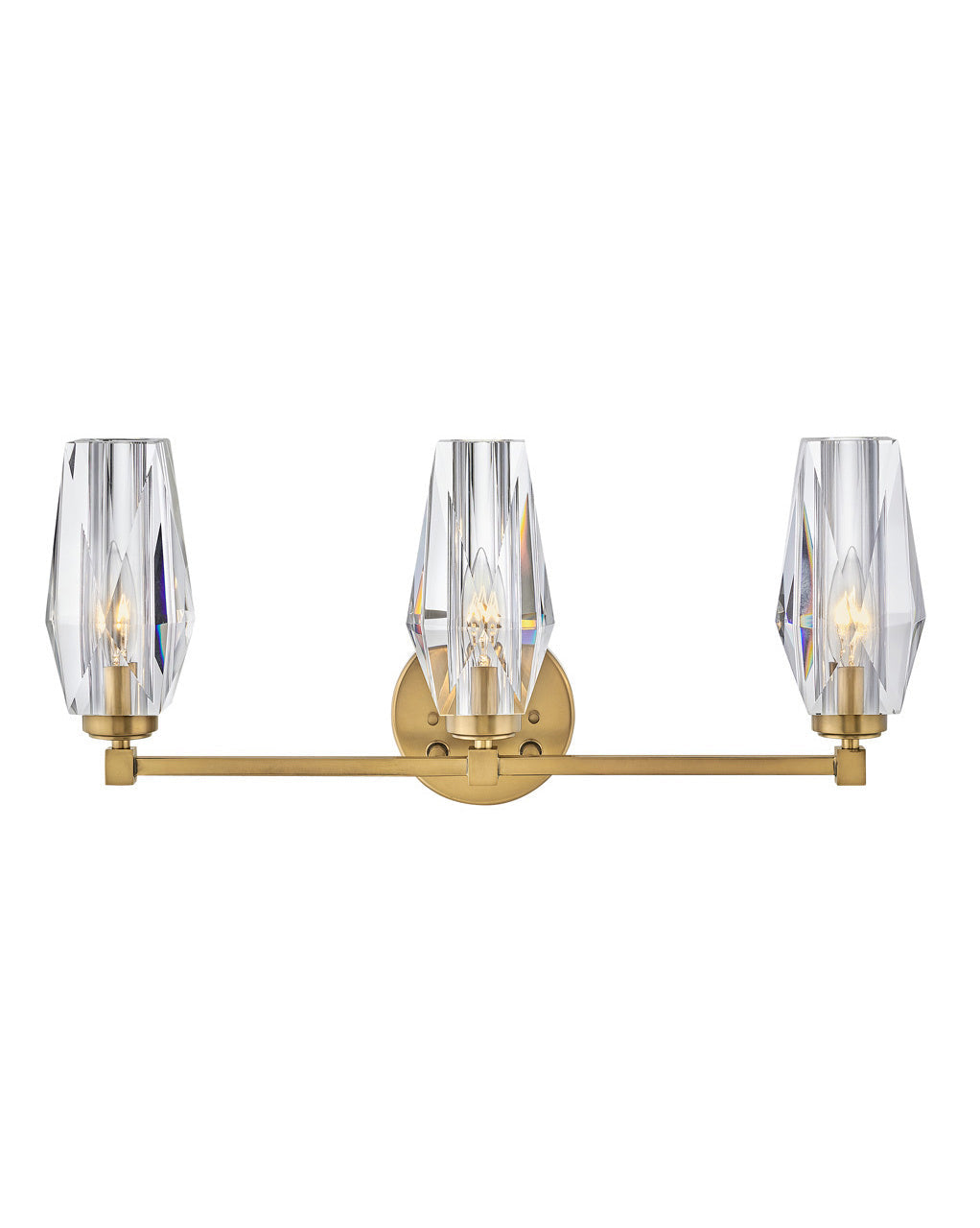 Ana LED Vanity in Heritage Brass