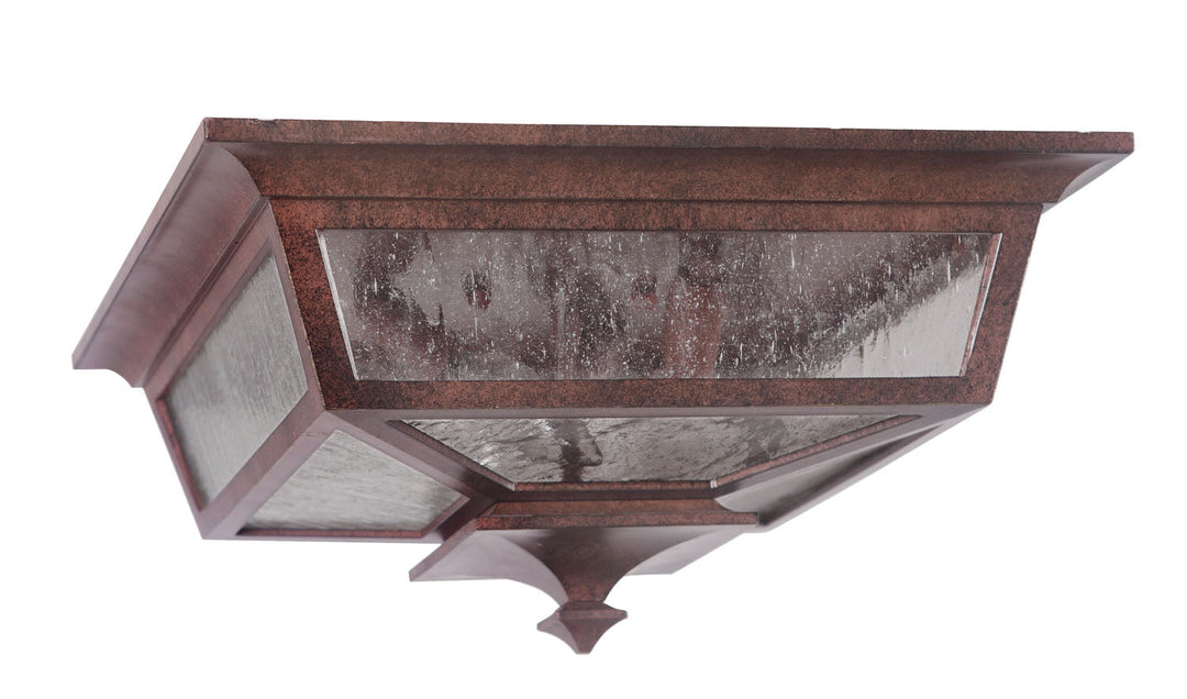 Argent Three Light Flushmount in Aged Bronze Textured
