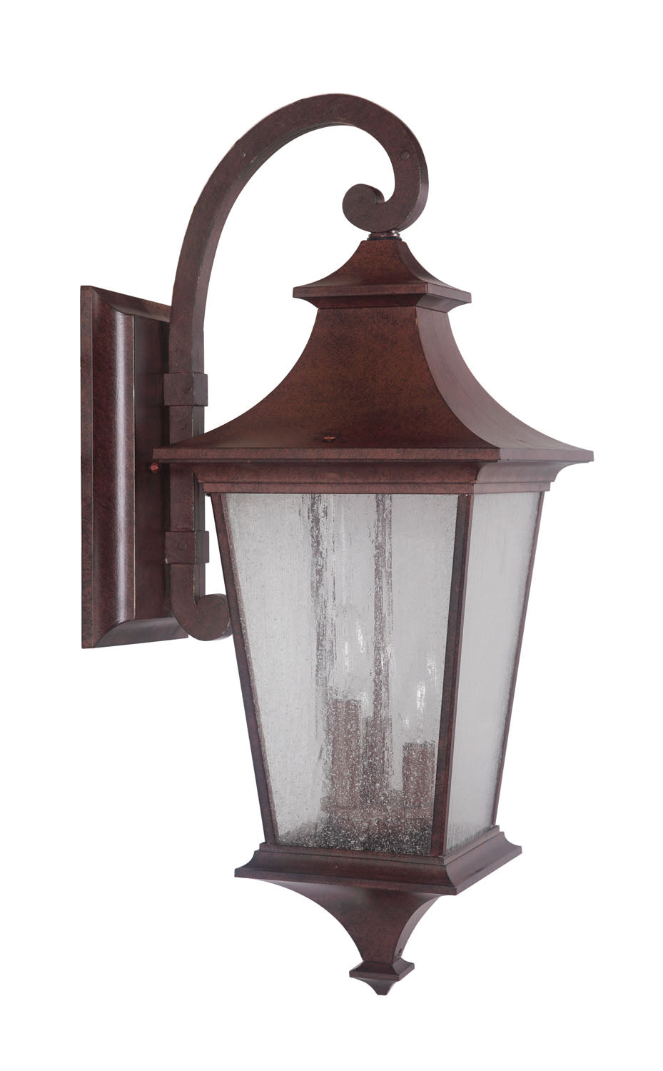 Argent Three Light Wall Mount in Aged Bronze Textured