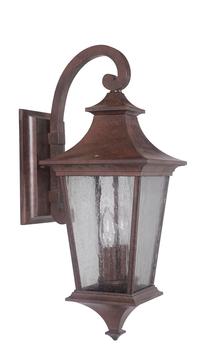 Argent Two Light Wall Mount in Aged Bronze Textured