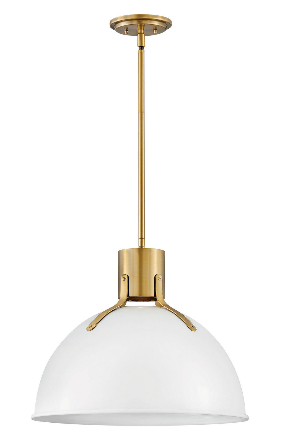Argo LED Pendant in Polished White
