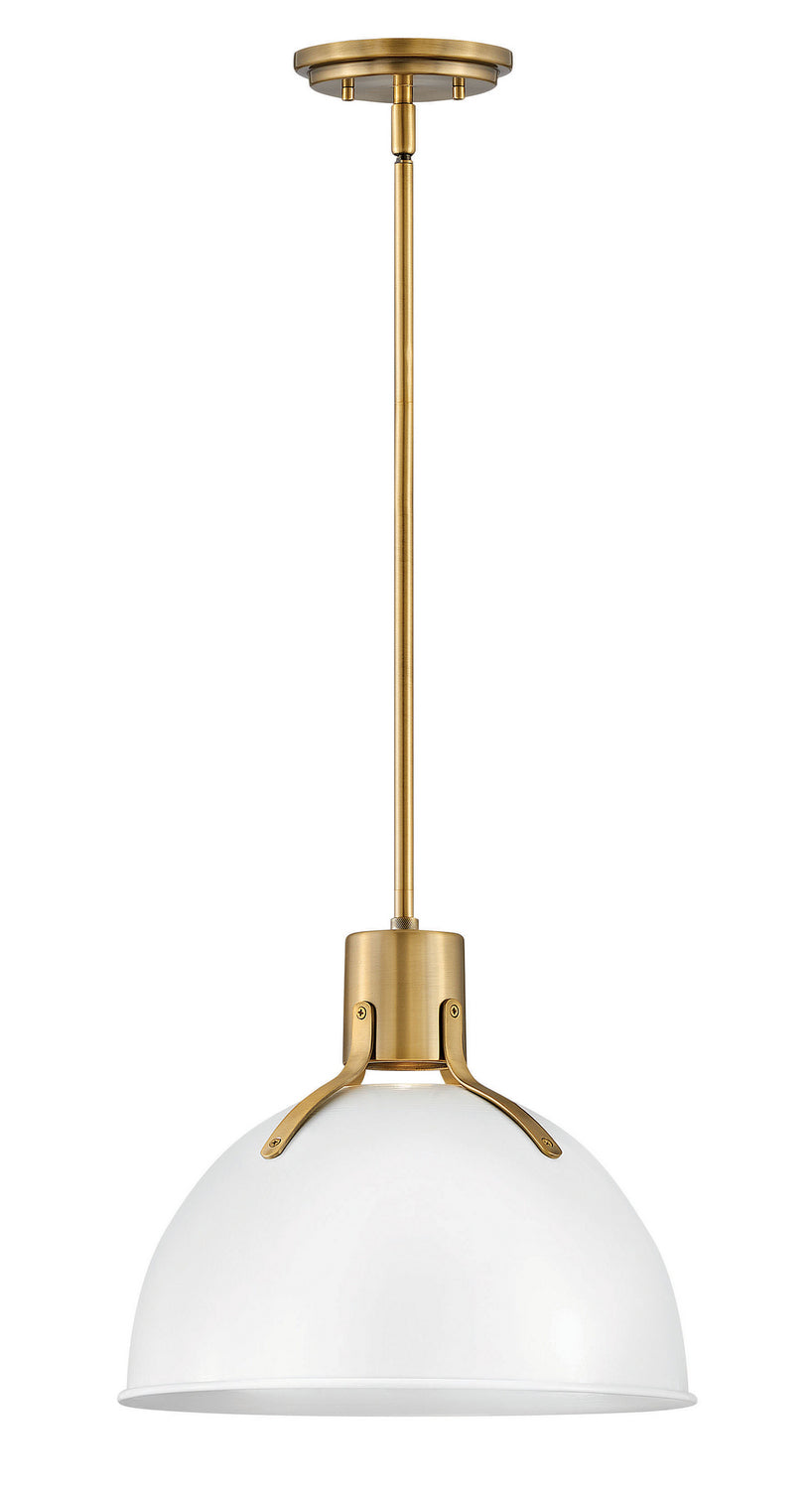 Argo LED Pendant in Polished White