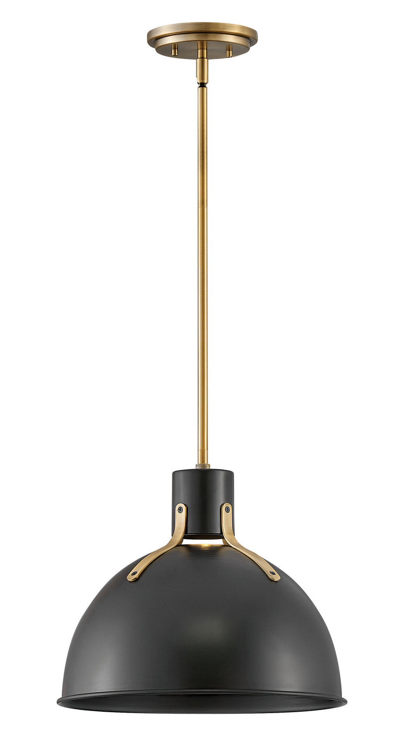 Argo LED Pendant in Satin Black