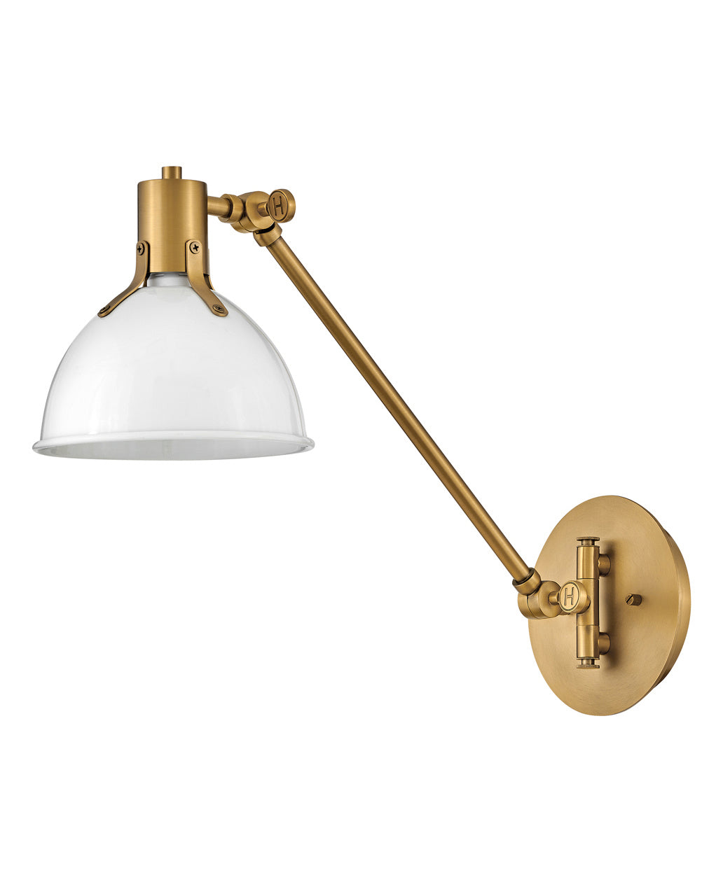 Argo LED Wall Sconce in Polished White
