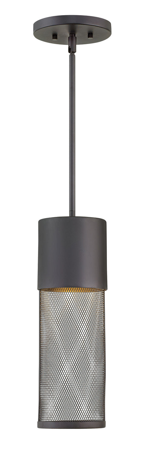 Aria LED Hanging Lantern in Black