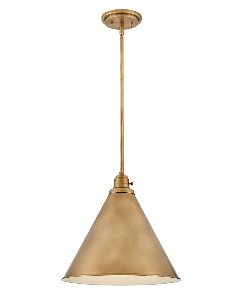 Arti LED Pendant in Heritage Brass