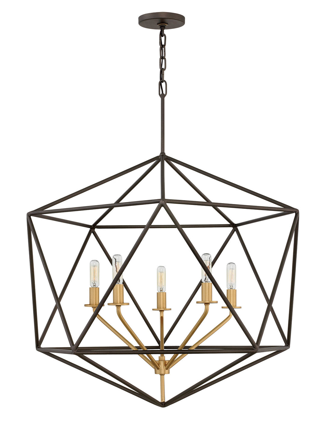 Astrid LED Pendant in Metallic Matte Bronze