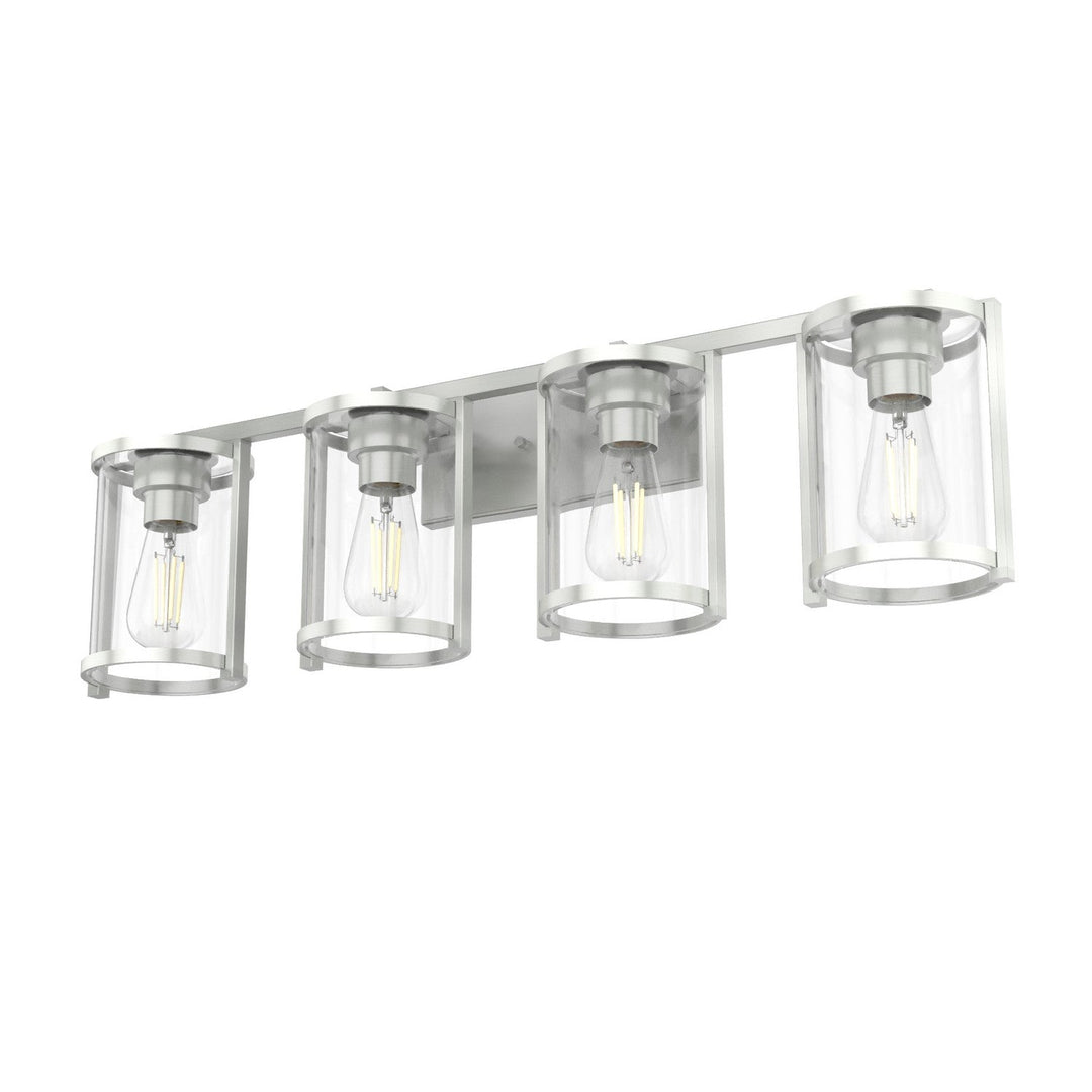 Astwood Four Light Vanity in Brushed Nickel