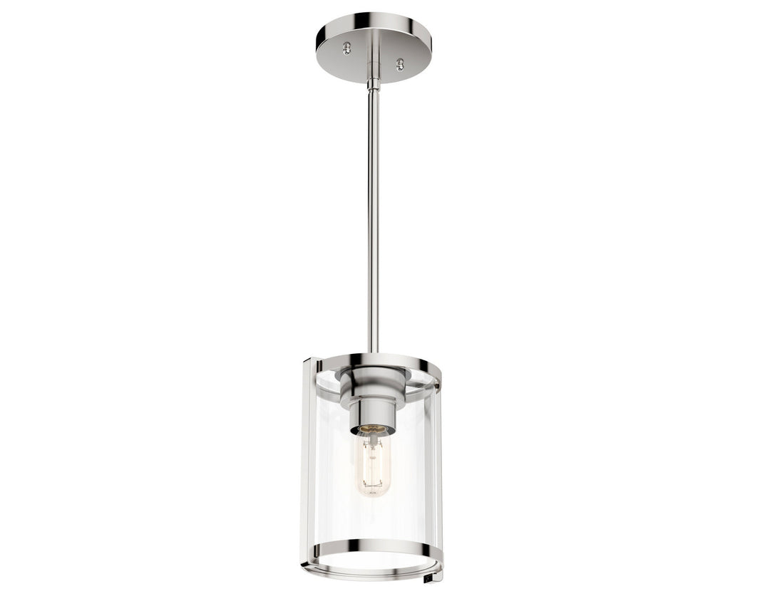 Astwood One Light Mini Pendant in Polished Nickel