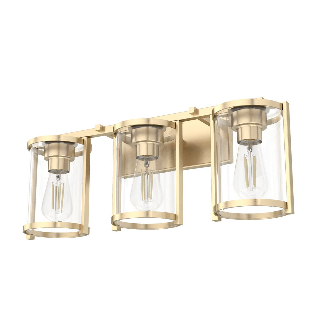 Astwood Three Light Vanity in Alturas Gold