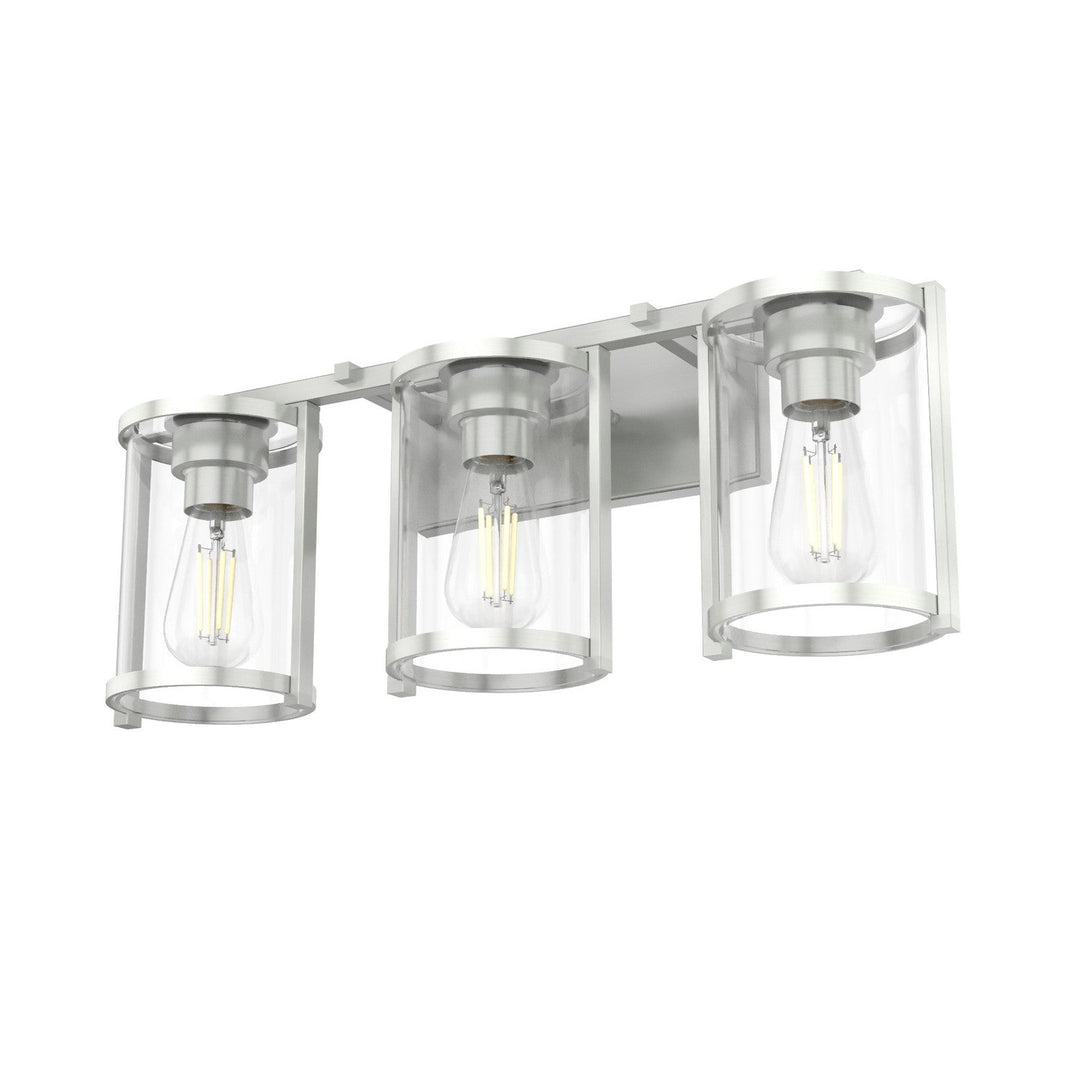 Astwood Three Light Vanity in Brushed Nickel