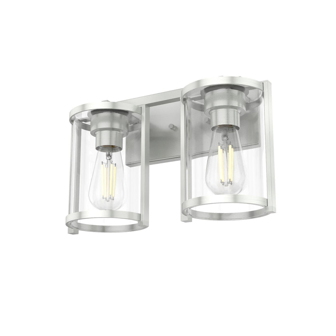 Astwood Two Light Vanity in Brushed Nickel