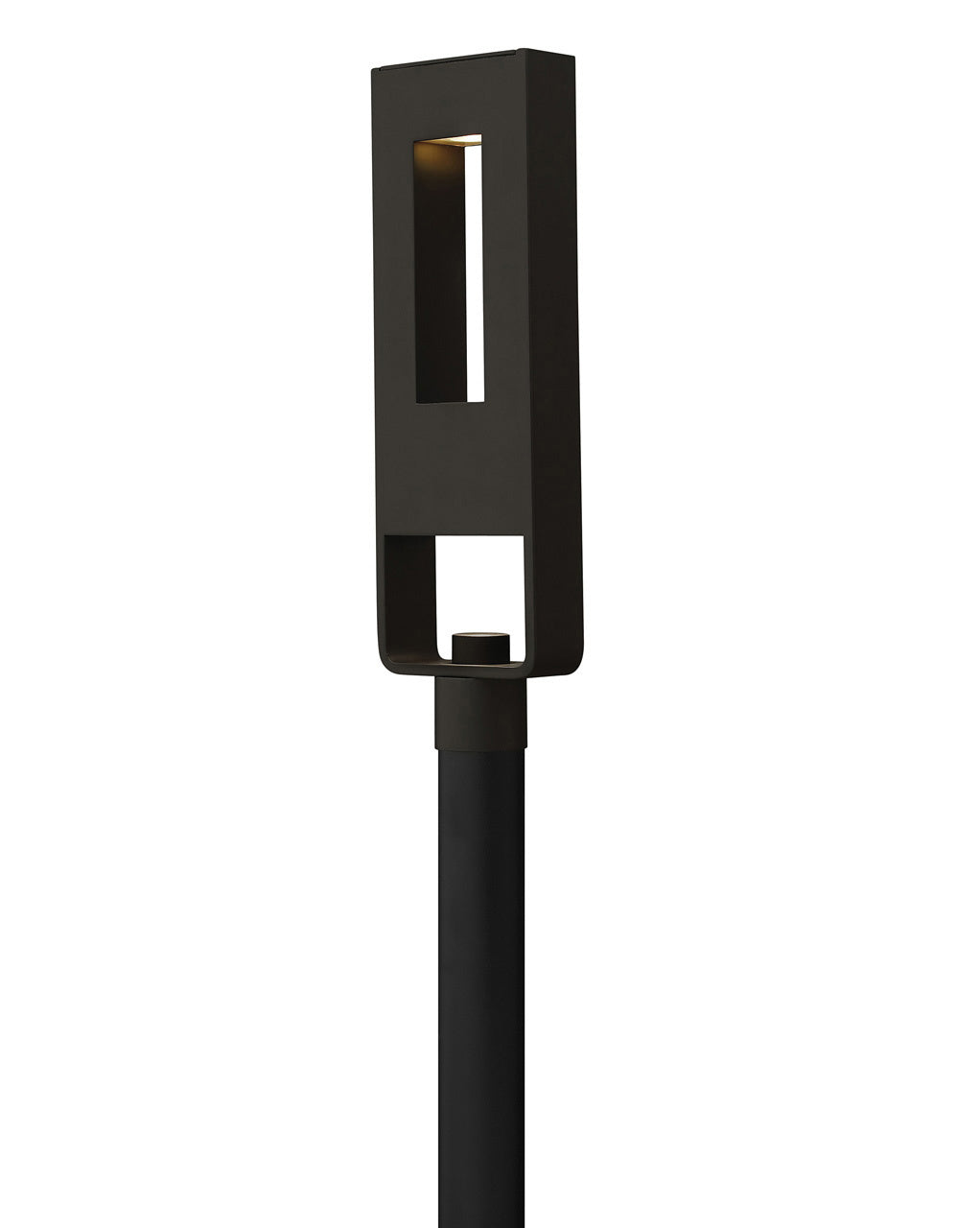 Atlantis LED Post Top or Pier Mount in Satin Black